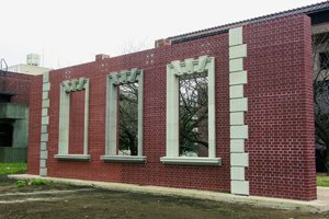 『旧三菱一号館』復元のための煉瓦壁試験体